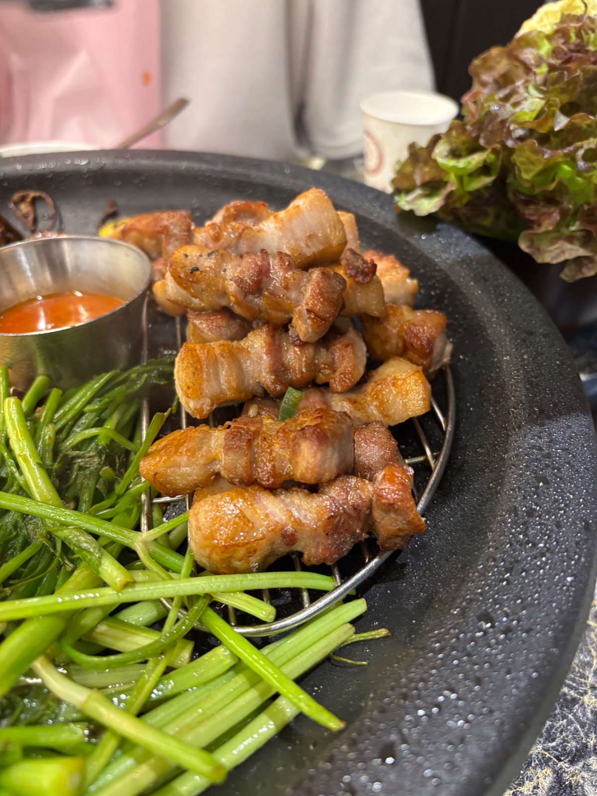 김치굽는삼겹살